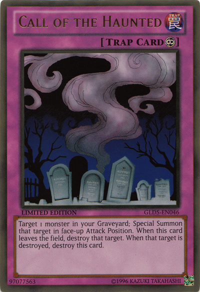 Call of the Haunted [GLD5-EN046] Gold Rare | Jomio and Rueliete's Cards and Comics