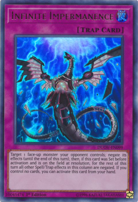 Infinite Impermanence [DUOV-EN099] Ultra Rare | Jomio and Rueliete's Cards and Comics