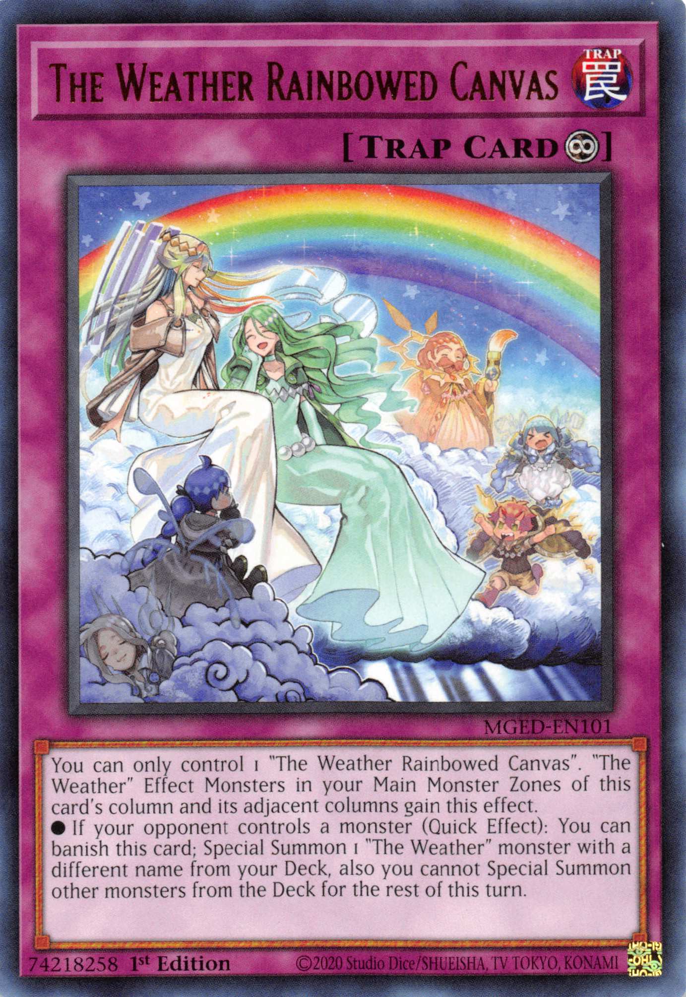 The Weather Rainbowed Canvas [MGED-EN101] Rare | Jomio and Rueliete's Cards and Comics