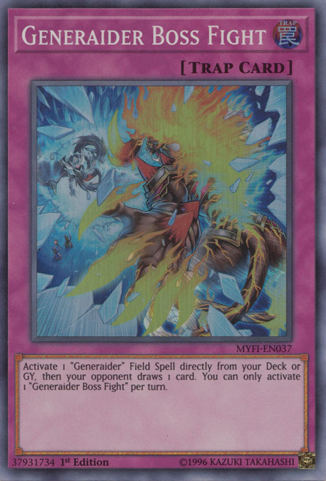 Generaider Boss Fight [MYFI-EN037] Super Rare | Jomio and Rueliete's Cards and Comics