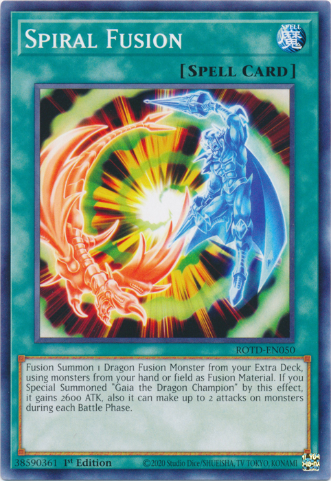 Spiral Fusion [ROTD-EN050] Common | Jomio and Rueliete's Cards and Comics