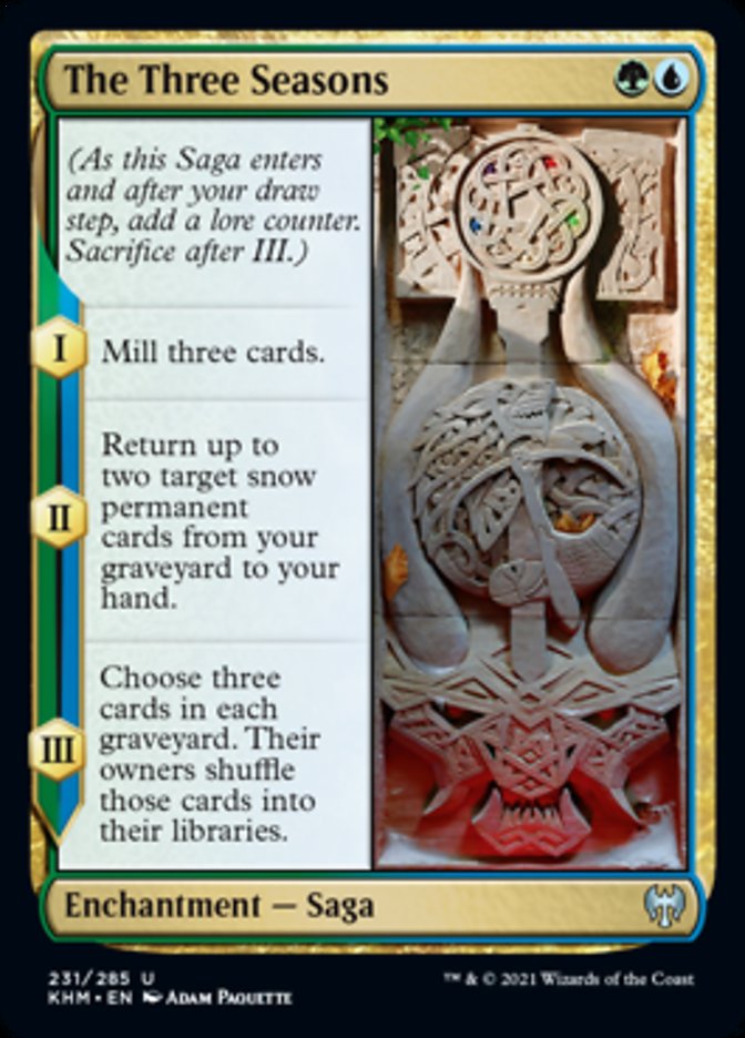 The Three Seasons [Kaldheim] | Jomio and Rueliete's Cards and Comics