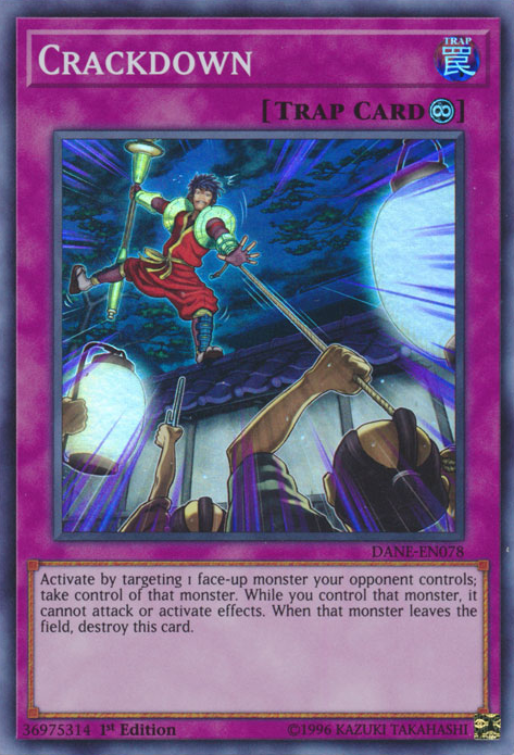 Crackdown [DANE-EN078] Super Rare | Jomio and Rueliete's Cards and Comics