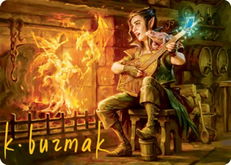 Wish Art Card (Gold-Stamped Signature) [Dungeons & Dragons: Adventures in the Forgotten Realms Art Series] | Jomio and Rueliete's Cards and Comics