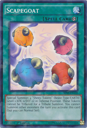 Scapegoat (Shatterfoil) [BP03-EN139] Common | Jomio and Rueliete's Cards and Comics