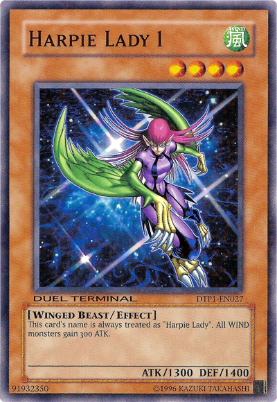 Harpie Lady 1 [DTP1-EN027] Common | Jomio and Rueliete's Cards and Comics