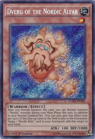 Dverg of the Nordic Alfar [LC5D-EN183] Secret Rare | Jomio and Rueliete's Cards and Comics