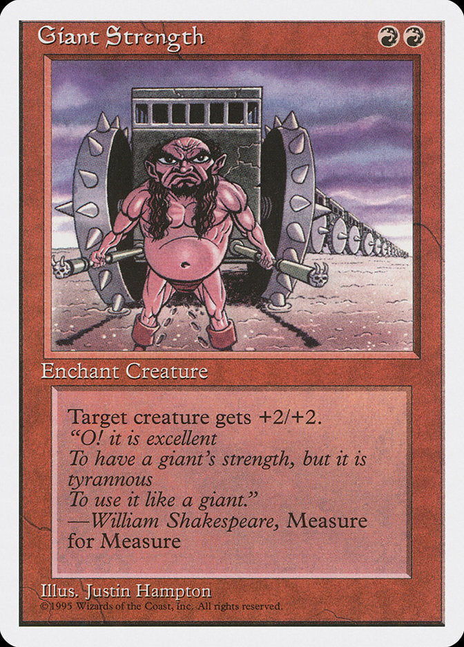 Giant Strength [Fourth Edition] | Jomio and Rueliete's Cards and Comics