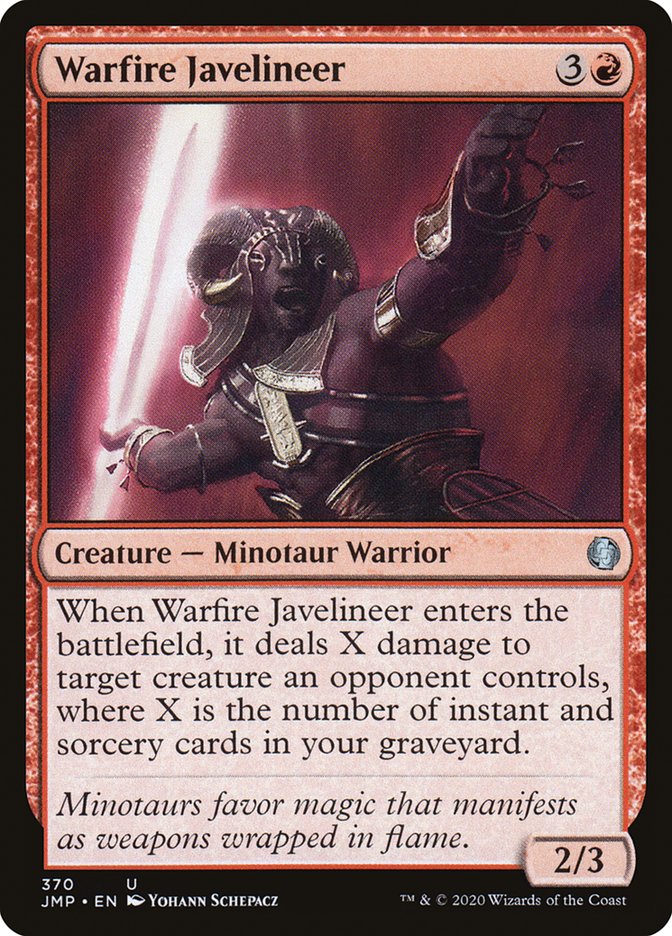 Warfire Javelineer [Jumpstart] | Jomio and Rueliete's Cards and Comics