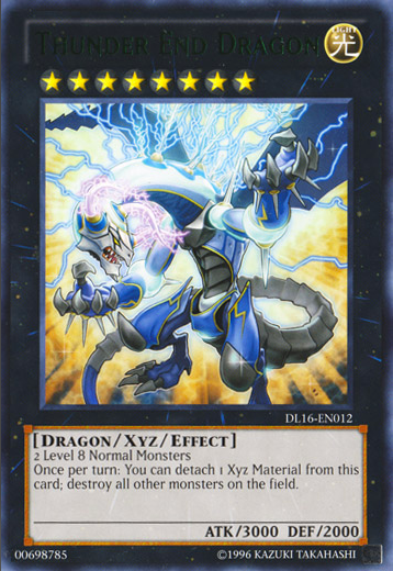 Thunder End Dragon (Green) [DL16-EN012] Rare | Jomio and Rueliete's Cards and Comics