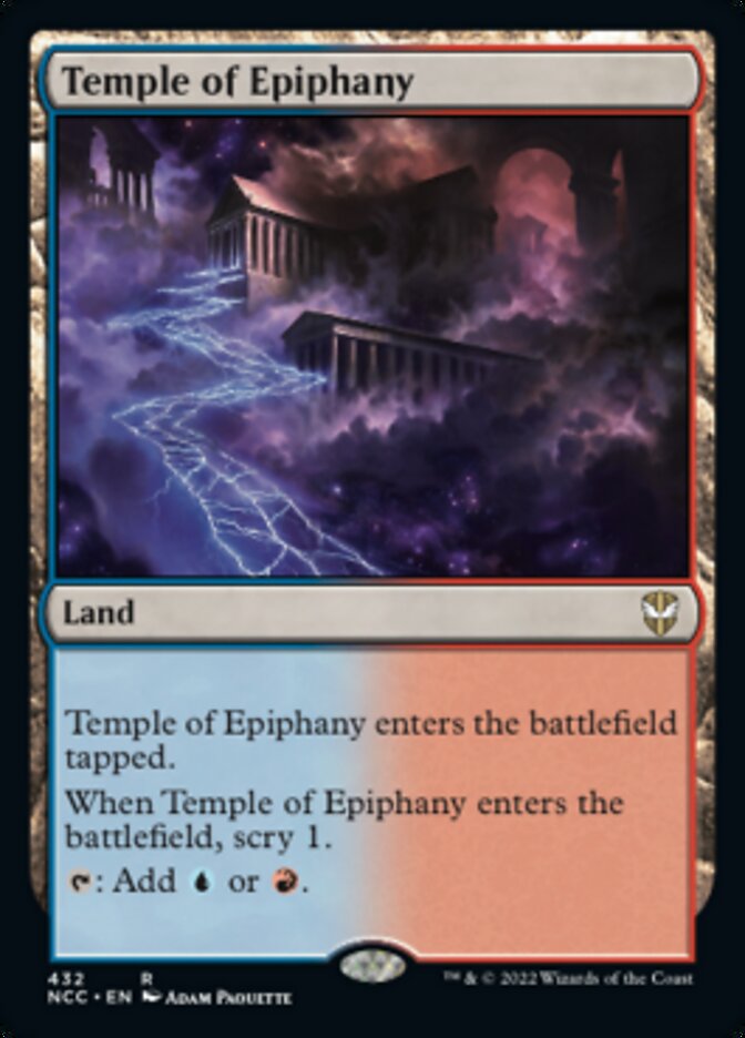 Temple of Epiphany [Streets of New Capenna Commander] | Jomio and Rueliete's Cards and Comics