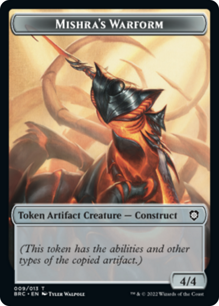 Mishra's Warform // Inkling Double-Sided Token [The Brothers' War Commander Tokens] | Jomio and Rueliete's Cards and Comics