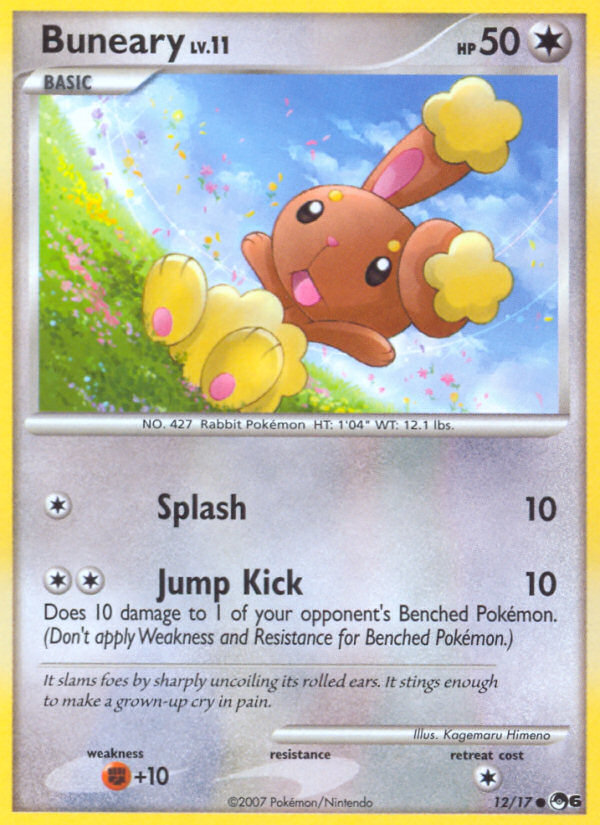 Buneary (12/17) [POP Series 6] | Jomio and Rueliete's Cards and Comics