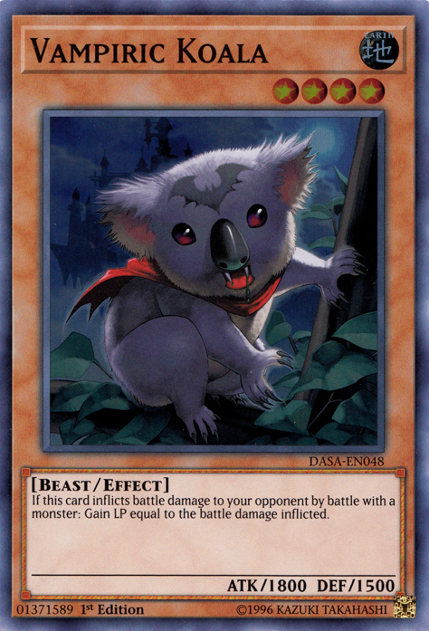 Vampiric Koala [DASA-EN048] Super Rare | Jomio and Rueliete's Cards and Comics