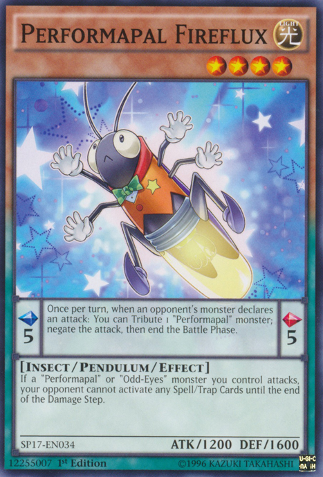 Performapal Fireflux [SP17-EN034] Common | Jomio and Rueliete's Cards and Comics