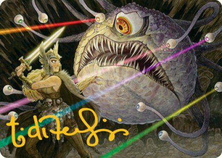 Hive of the Eye Tyrant Art Card (Gold-Stamped Signature) [Dungeons & Dragons: Adventures in the Forgotten Realms Art Series] | Jomio and Rueliete's Cards and Comics