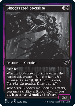 Bloodcrazed Socialite [Innistrad: Double Feature] | Jomio and Rueliete's Cards and Comics