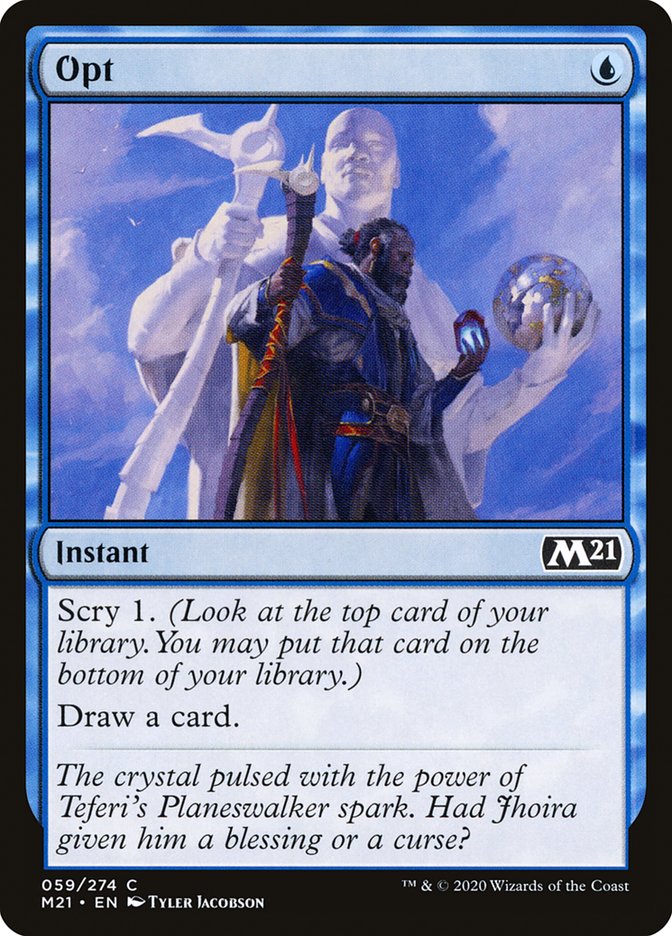 Opt [Core Set 2021] | Jomio and Rueliete's Cards and Comics