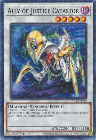 Ally of Justice Catastor (Duel Terminal) [HAC1-EN090] Common | Jomio and Rueliete's Cards and Comics