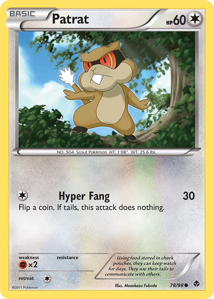 Patrat (78/98) [Black & White: Emerging Powers] | Jomio and Rueliete's Cards and Comics