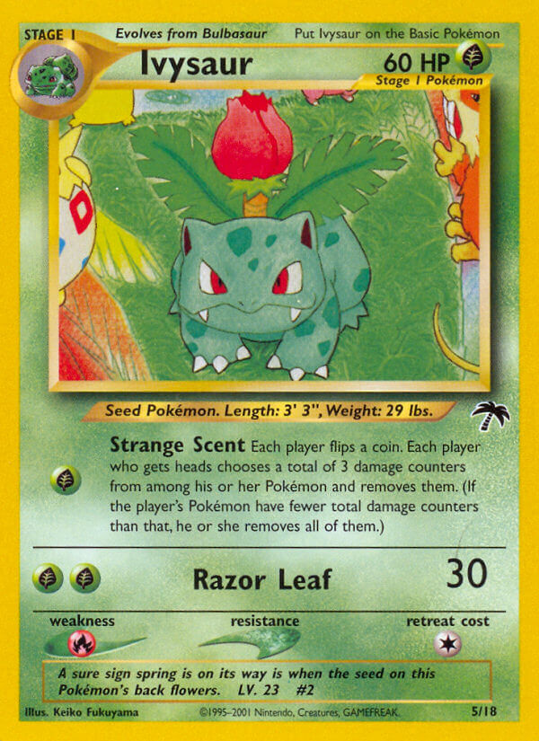 Ivysaur (5/18) [Southern Islands] | Jomio and Rueliete's Cards and Comics