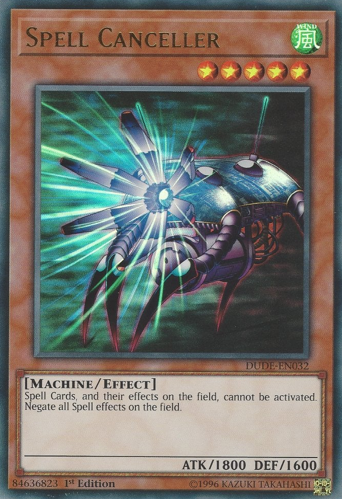 Spell Canceller [DUDE-EN032] Ultra Rare | Jomio and Rueliete's Cards and Comics