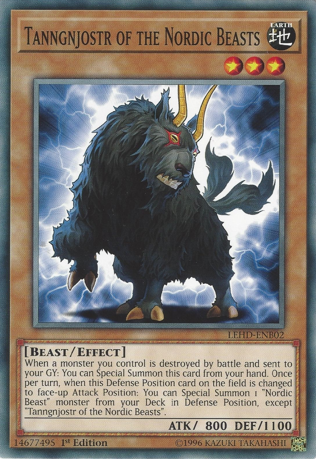 Tanngnjostr of the Nordic Beasts [LEHD-ENB02] Common | Jomio and Rueliete's Cards and Comics