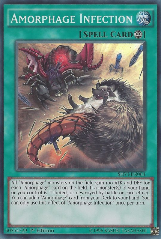 Amorphage Infection [SHVI-EN063] Super Rare | Jomio and Rueliete's Cards and Comics