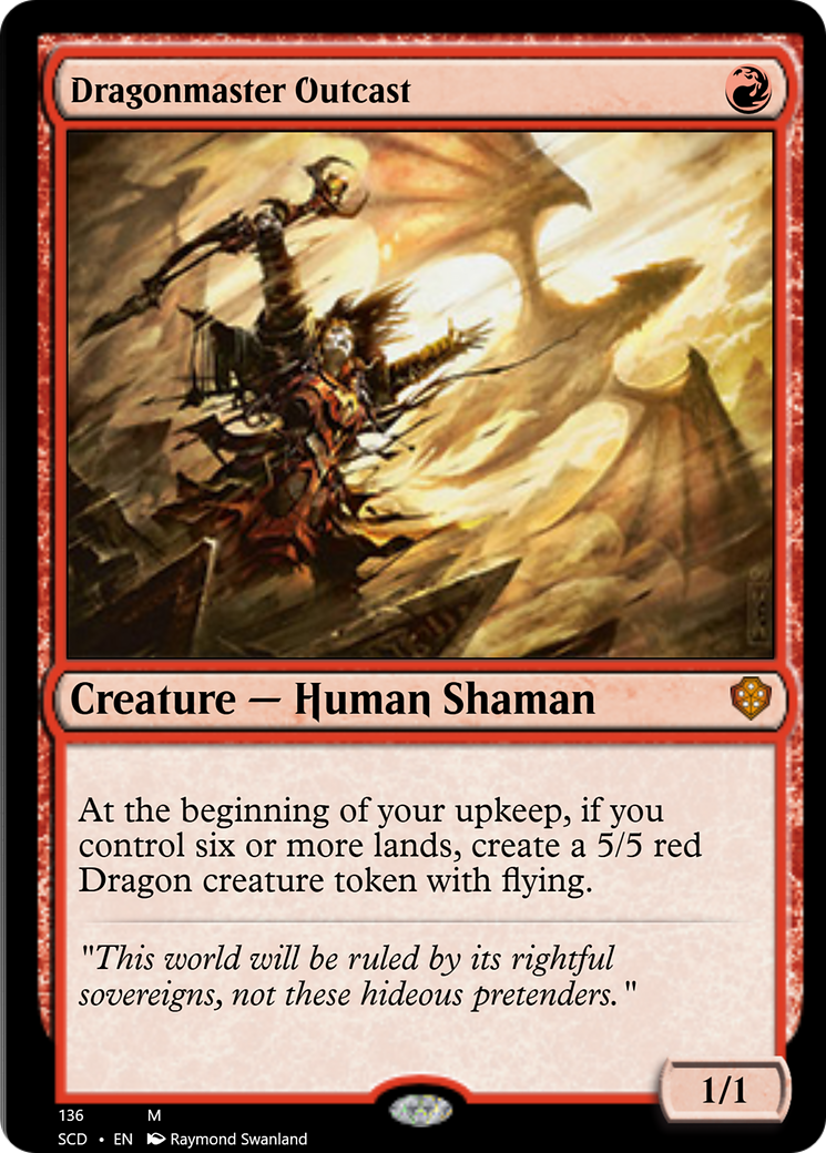 Dragonmaster Outcast [Starter Commander Decks] | Jomio and Rueliete's Cards and Comics