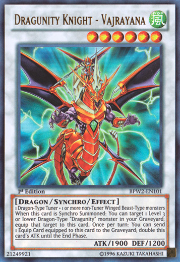 Dragunity Knight - Vajrayana [BPW2-EN101] Ultra Rare | Jomio and Rueliete's Cards and Comics