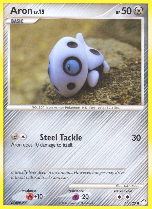 Aron (71/123) [Diamond & Pearl: Mysterious Treasures] | Jomio and Rueliete's Cards and Comics