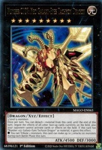 Number C107: Neo Galaxy-Eyes Tachyon Dragon [MAGO-EN063] Rare | Jomio and Rueliete's Cards and Comics