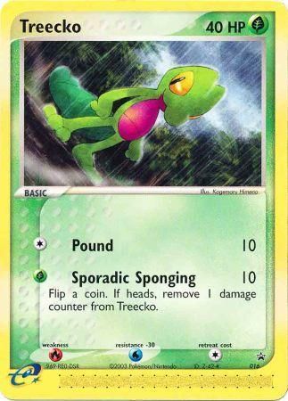 Treecko (016) (Non-Holo) [Nintendo: Black Star Promos] | Jomio and Rueliete's Cards and Comics