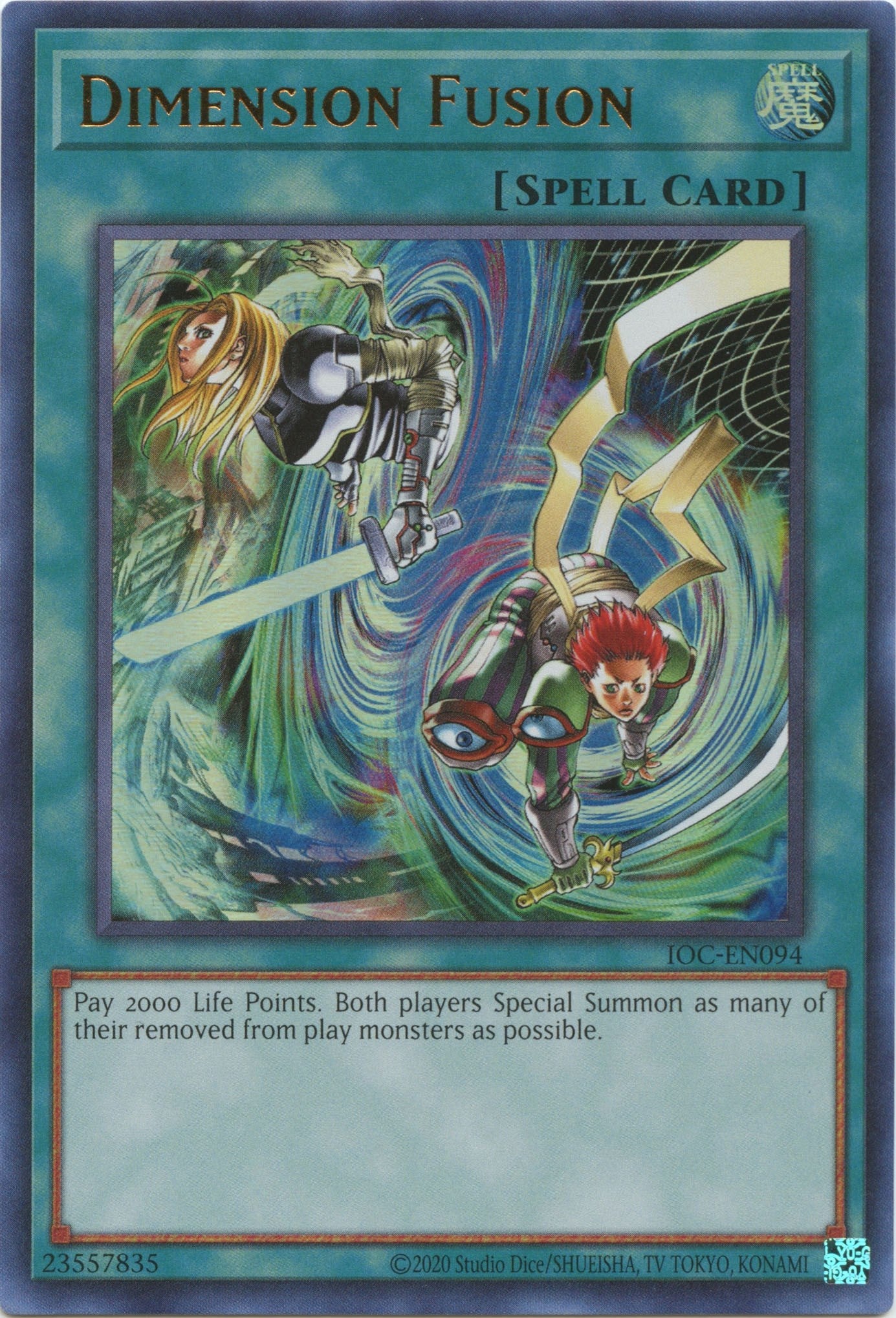 Dimension Fusion (25th Anniversary) [IOC-EN094] Ultra Rare | Jomio and Rueliete's Cards and Comics