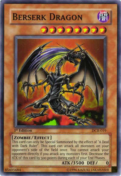 Berserk Dragon [DCR-019] Super Rare | Jomio and Rueliete's Cards and Comics