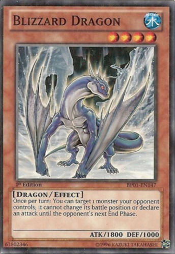 Blizzard Dragon [BP01-EN147] Starfoil Rare | Jomio and Rueliete's Cards and Comics