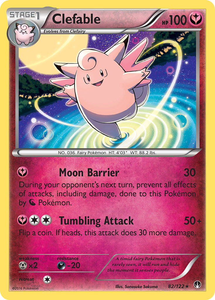 Clefable (82/122) [XY: BREAKpoint] | Jomio and Rueliete's Cards and Comics