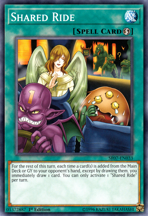 Shared Ride [SR07-EN033] Common | Jomio and Rueliete's Cards and Comics
