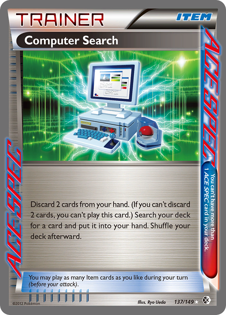 Computer Search (137/149) [Black & White: Boundaries Crossed] | Jomio and Rueliete's Cards and Comics