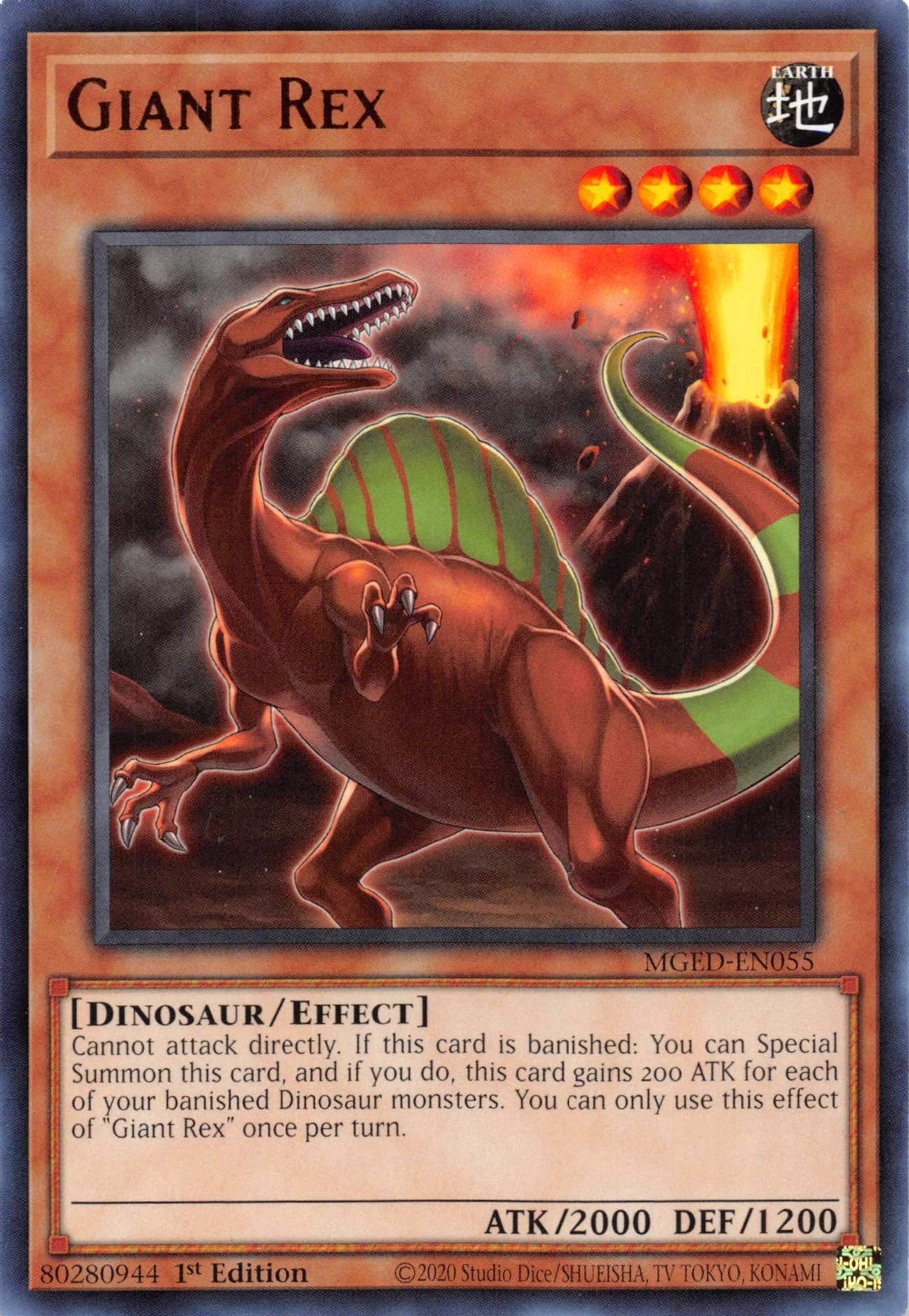 Giant Rex [MGED-EN055] Rare | Jomio and Rueliete's Cards and Comics