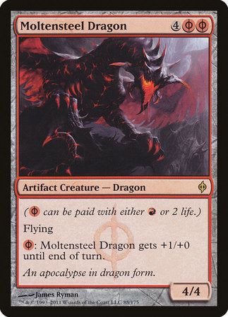 Moltensteel Dragon [New Phyrexia] | Jomio and Rueliete's Cards and Comics