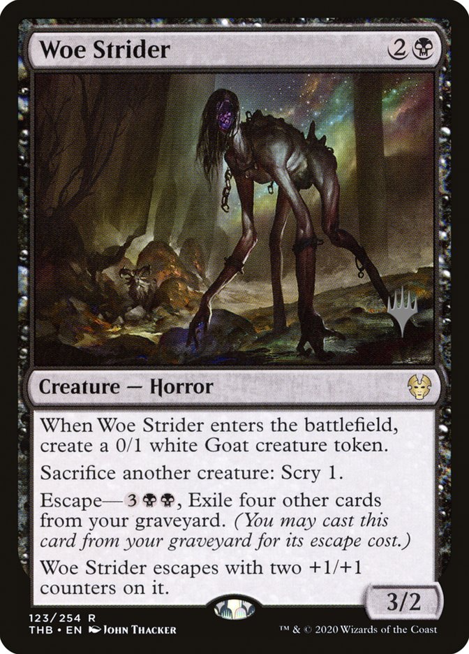 Woe Strider (Promo Pack) [Theros Beyond Death Promos] | Jomio and Rueliete's Cards and Comics