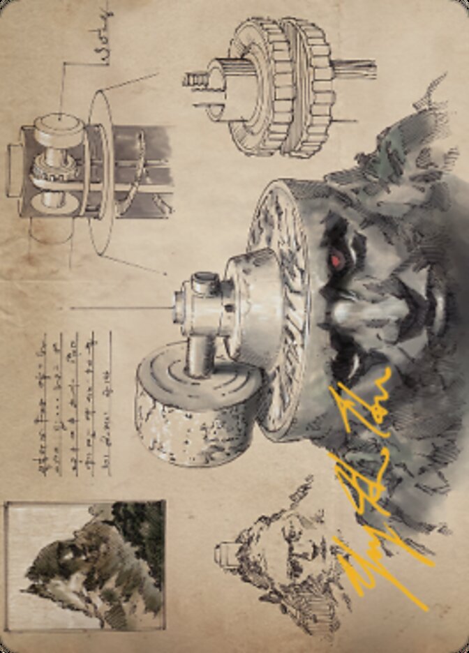 Millstone Art Card (Gold-Stamped Signature) [The Brothers' War Art Series] | Jomio and Rueliete's Cards and Comics