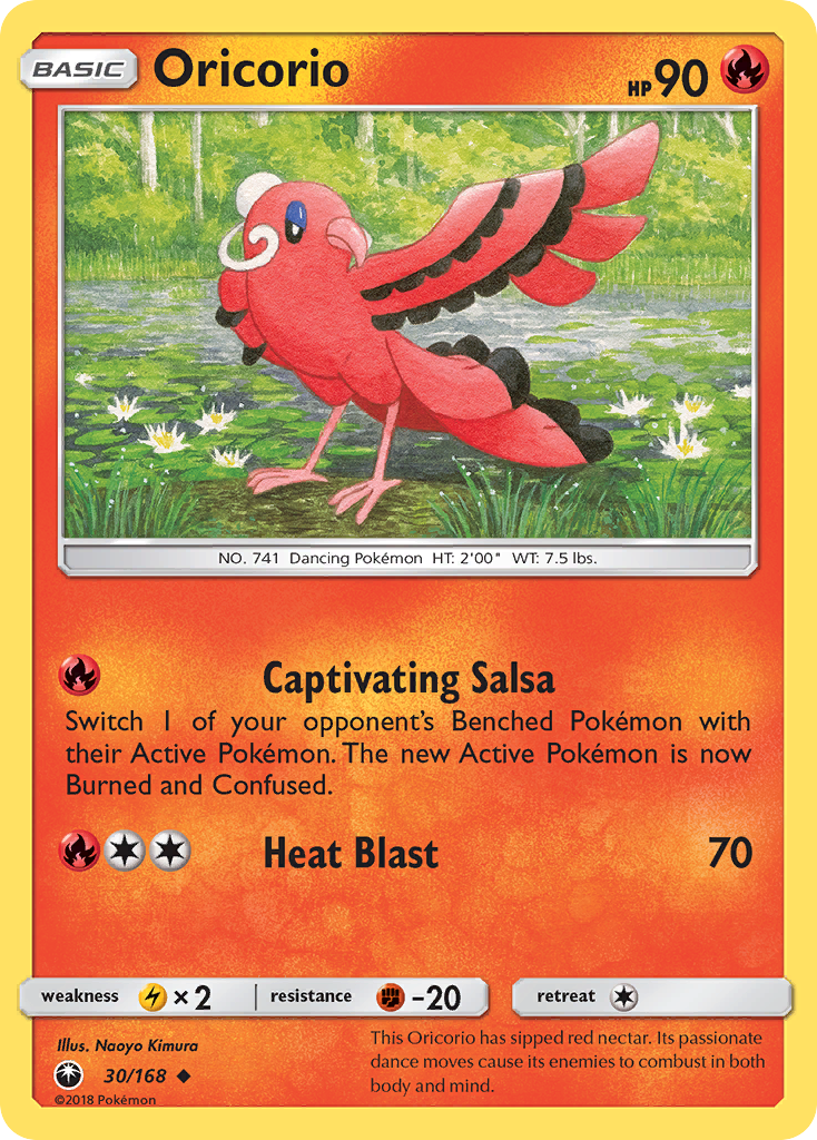 Oricorio (30/168) [Sun & Moon: Celestial Storm] | Jomio and Rueliete's Cards and Comics