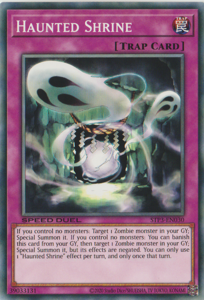 Haunted Shrine [STP3-EN030] Common | Jomio and Rueliete's Cards and Comics