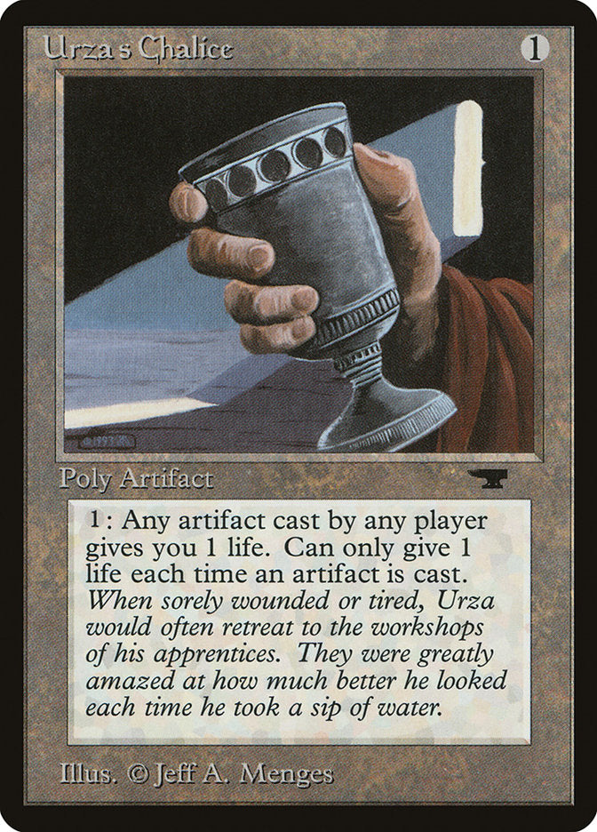 Urza's Chalice [Antiquities] | Jomio and Rueliete's Cards and Comics