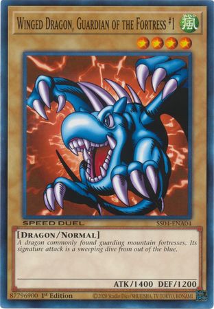 Winged Dragon, Guardian of the Fortress #1 [SS04-ENA04] Common | Jomio and Rueliete's Cards and Comics