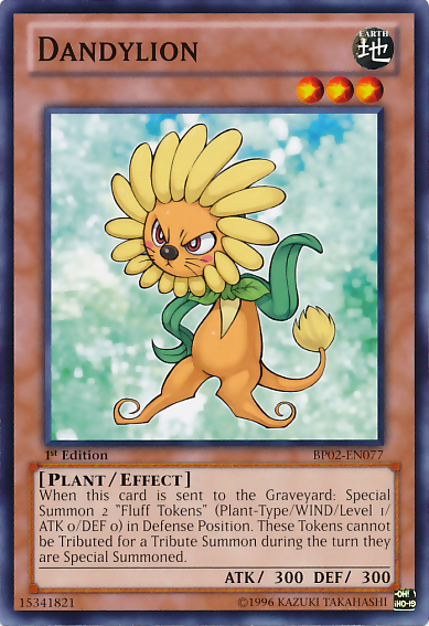 Dandylion [BP02-EN077] Common | Jomio and Rueliete's Cards and Comics