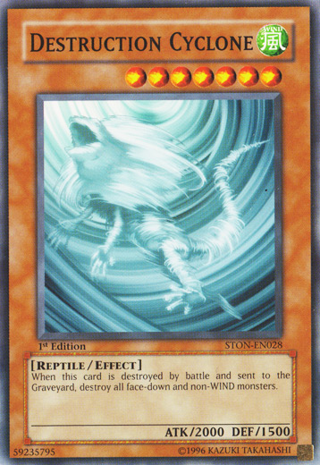 Destruction Cyclone [STON-EN028] Common | Jomio and Rueliete's Cards and Comics