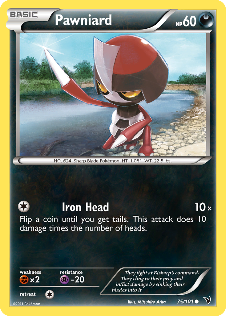 Pawniard (75/101) [Black & White: Noble Victories] | Jomio and Rueliete's Cards and Comics